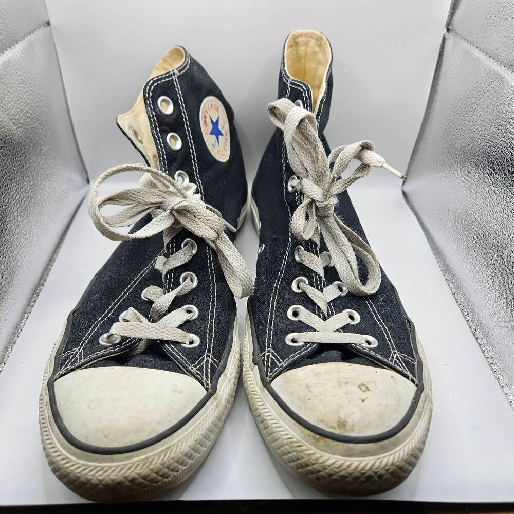 Vtg Converse All Star Hi top Chuck Taylor Men 10 Black